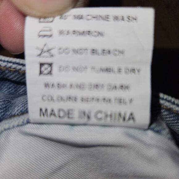 Womens 12 High Rise Relaxed Light Blue Jeans 30" Waist 13" Rise 32" Length NEW - Picture 3 of 10